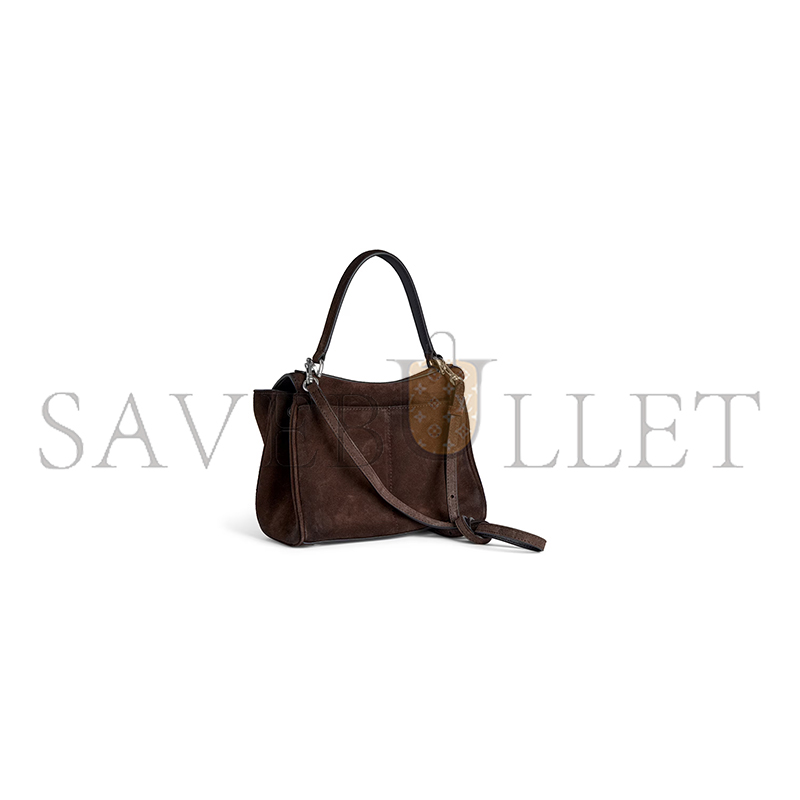 BALENCIAGA WOMEN'S RODEO HANDBAG MINI IN ESPRESSO 8437122AB4G2308 (23*17*10cm) BALENCIAGA WOMEN'S RODEO HANDBAG MINI IN ESPRESSO 8437122AB4G2308 (23*17*10cm)